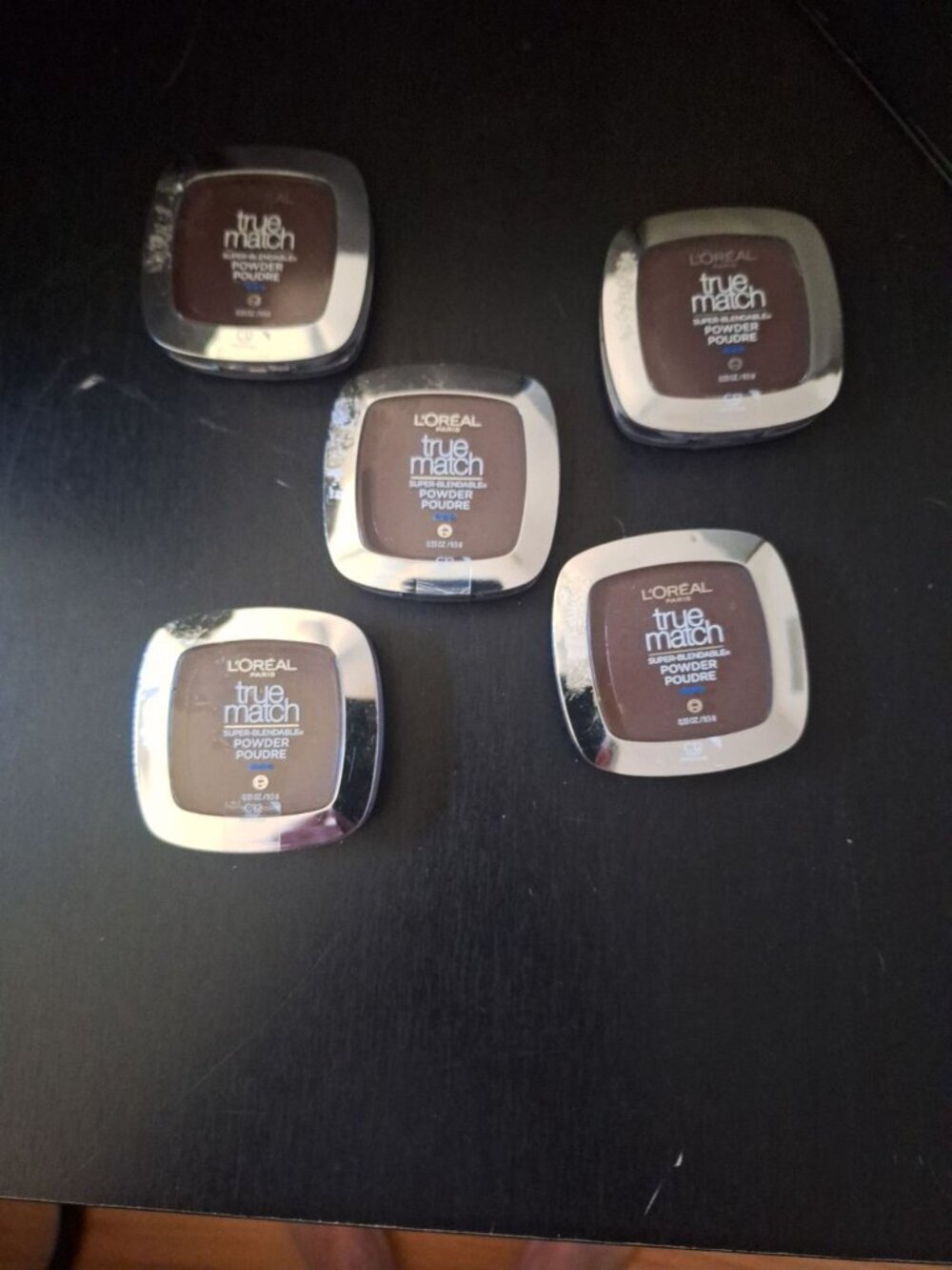 Lot of 5 L'Oreal True Match Super-Blendable Powders - Shade C12